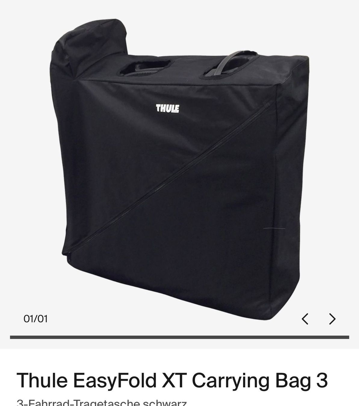 Thule Portapacchi: Thule EasyFold XT 3-Bike Tragetasche – Nuovo (secondo la descrizione) da Hünenberg venduto da Melanie800