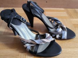IXOS Design-Sandalen - 39.5 - in Flecht-Optik // Echtleder