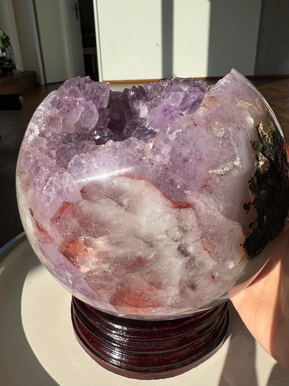 Minerali & Pietre curative: Amethyst Geoden Kugel – Nuovo (secondo la descrizione) da Neuheim venduto da m.hald 2