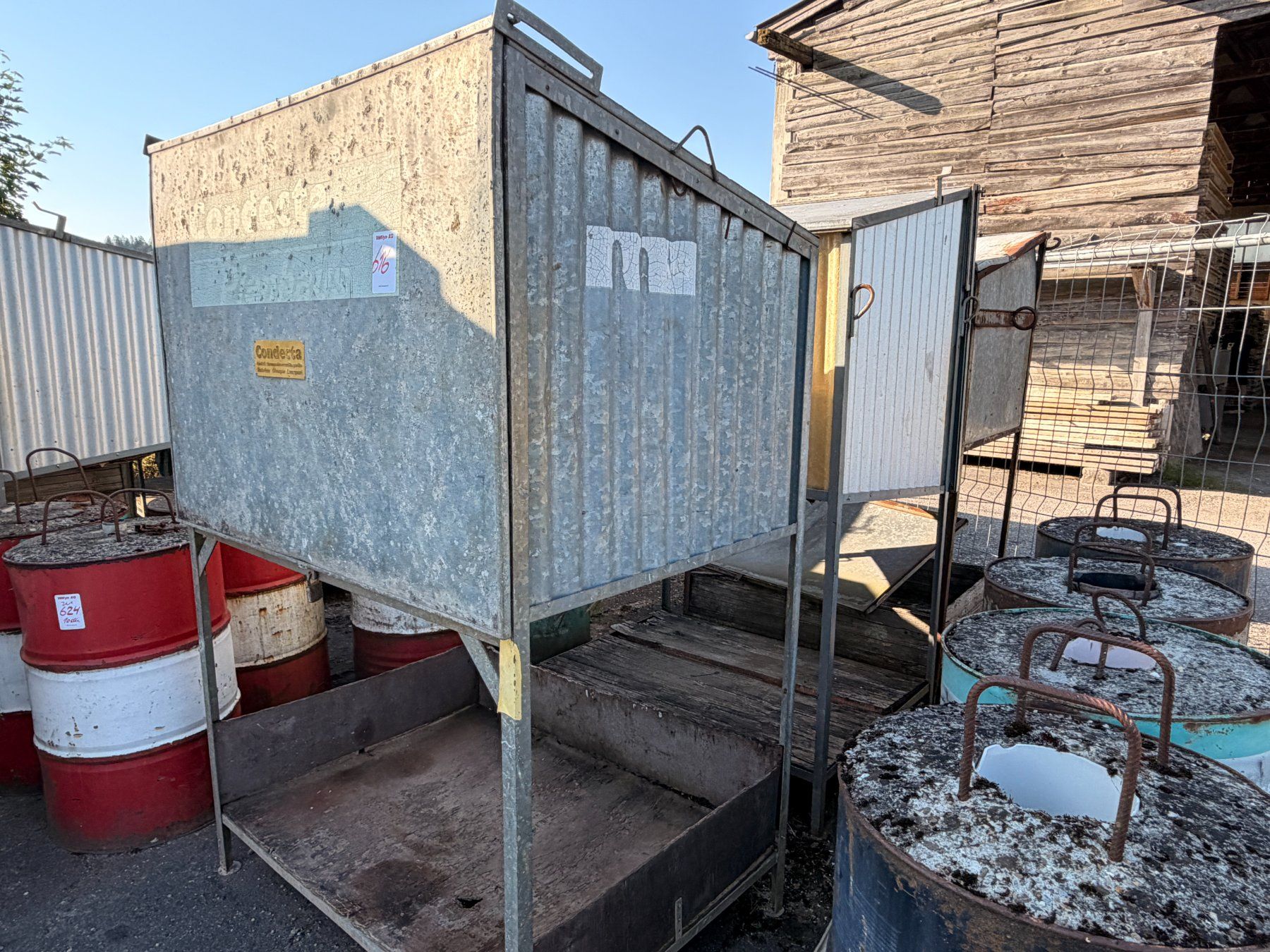 Baucontainer: Condecta Planhäuschen (Lot 616) 6017 Ruswil – Gebraucht aus Bäriswil von WWYN-AUKTIONEN