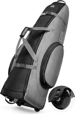Golf-Reisetasche mit Rollen & Regenschutz