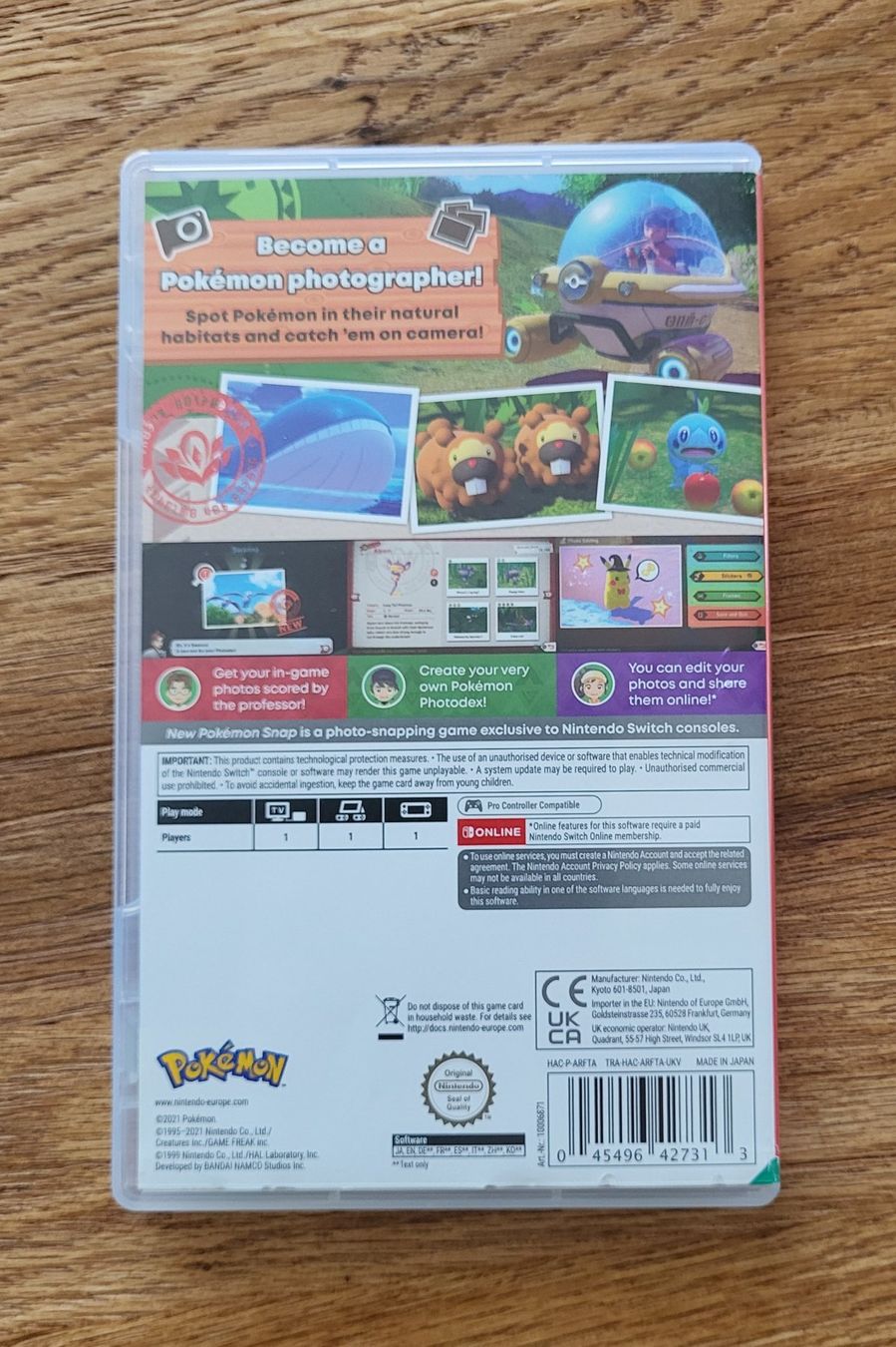 Giochi: Nintendo Switch Pokémon Snap – Usato da Zürich venduto da xnanxaosi 1