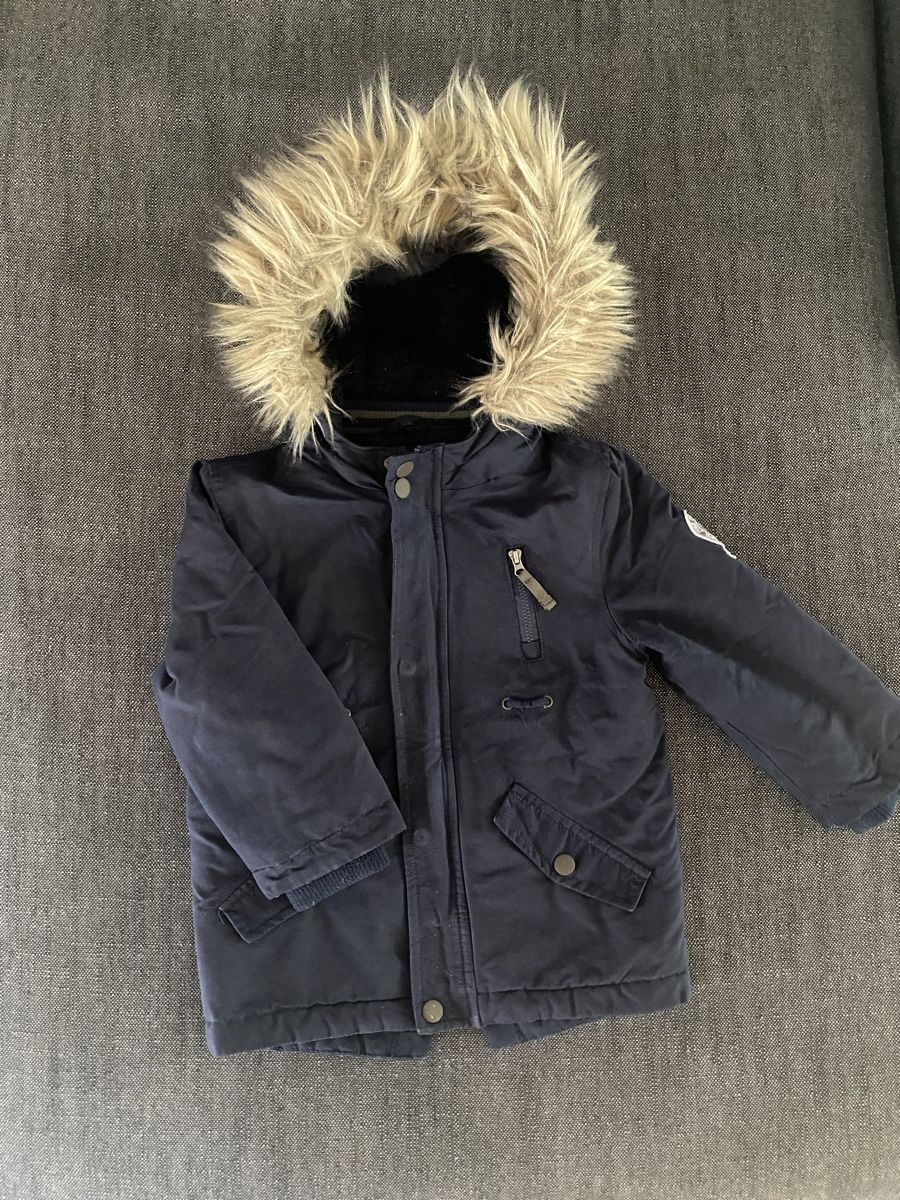 Vertbaudet Giacche & Cappotti: 102 - Manteau bleu Vertbaudet – Usato da Mex VD venduto da Tania_Or