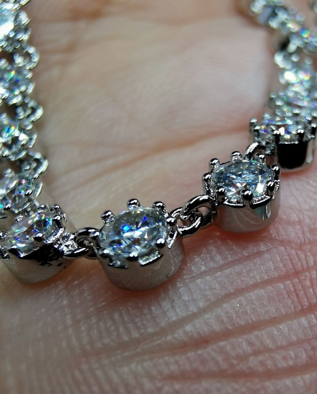 Catenine: Collier avec diamants de moissanite de 1,9 ct GRA – Nuovo e nell'imballaggio originale da Reconvilier venduto da Tsma67 5