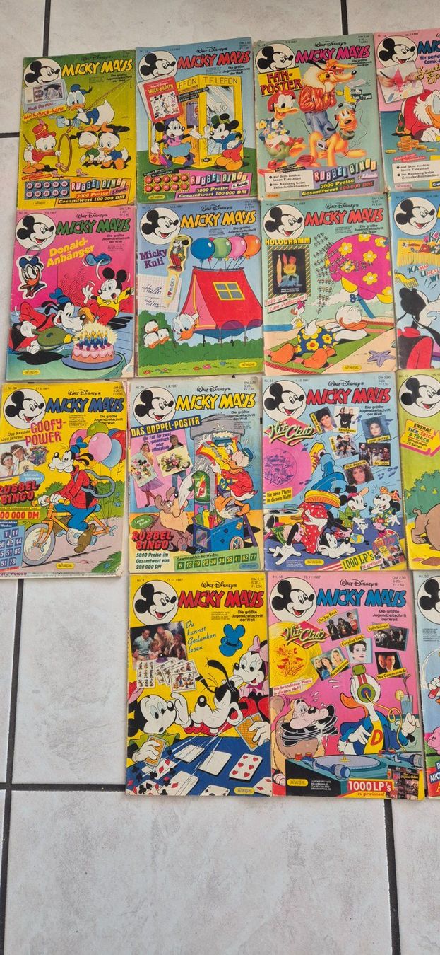 Fumetti: 25 Mickey Maus 1987 Sammlung Konvolut gebraucht – Usato da Schönenberg TG venduto da S.samuel.R 1