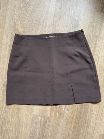 Mini jupe marron Only, t.38/M