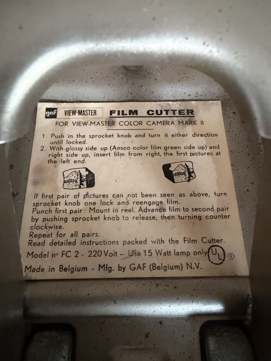 Alle Werkzeuge: View Master film cutter – Gebraucht aus Vevey von Byronne 2