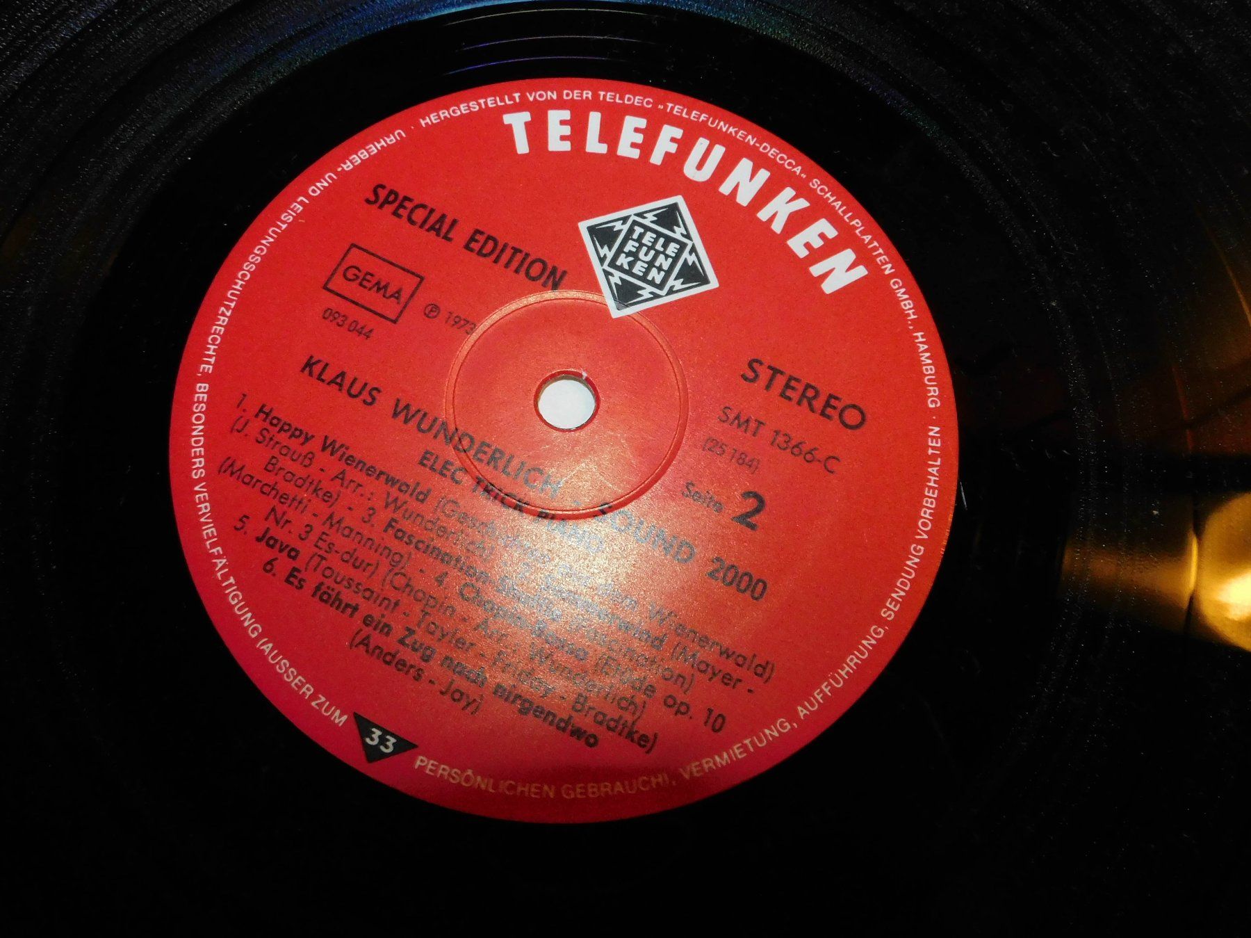 Vinyles: LP Klaus Wunderlich - Sound 2000 1973 – D'occasion à Sursee par 76 1