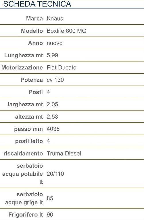 Mobile-home: Van Knaus 2 letti matrimoniali – D'occasion à S. Antonino par Campertech 4