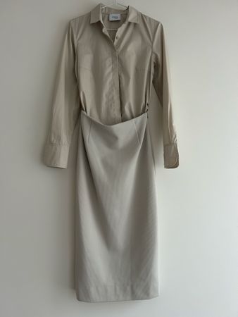 Cool mixed shirtdress Akris Punto 34