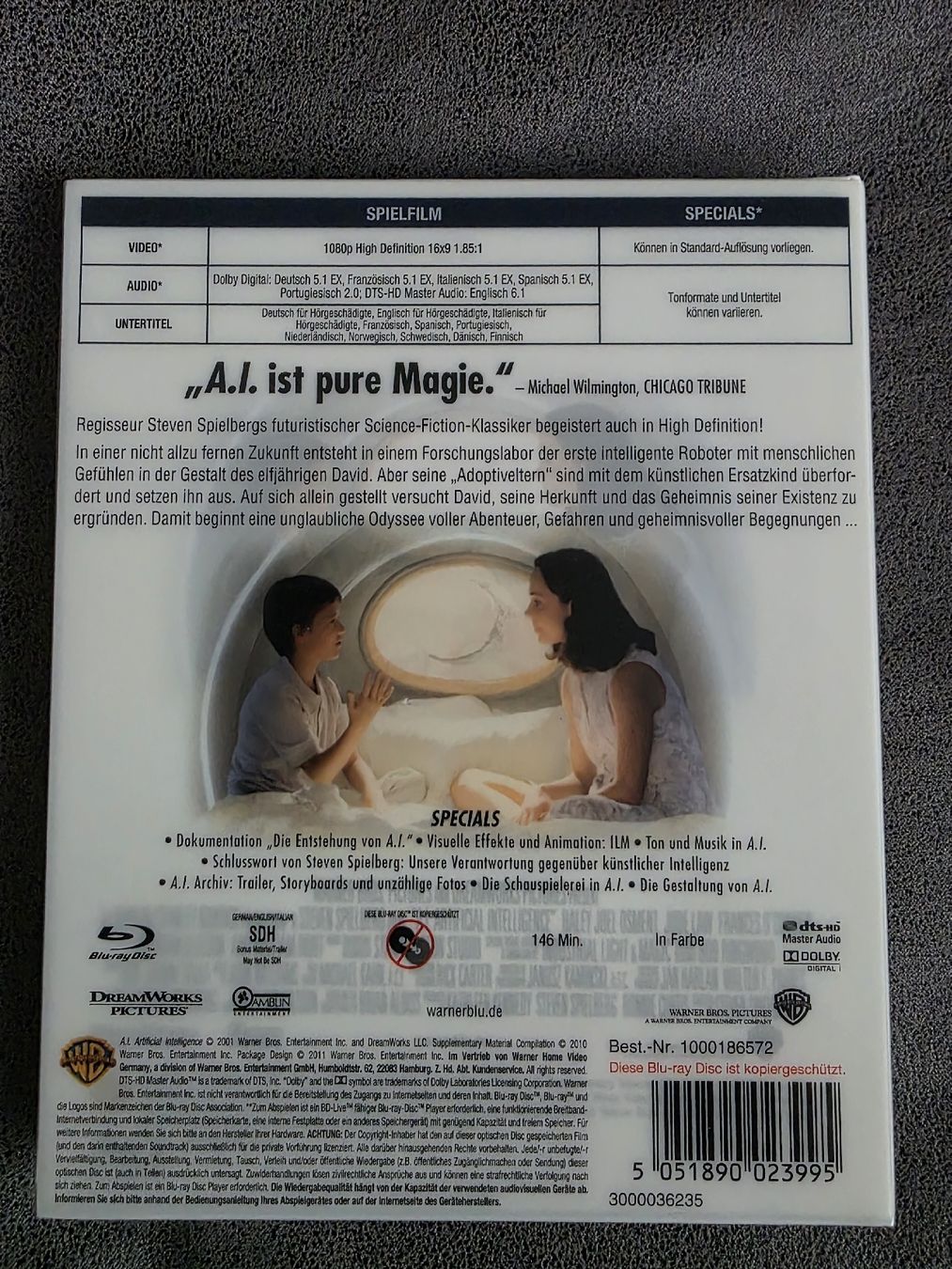 Tous les DVDs: A.I. - Künstliche Intelligenz Mediabook – Neuf (Voir description) à Stein AG par eMODy 1