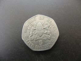 Kenya 5 Shillings 1985