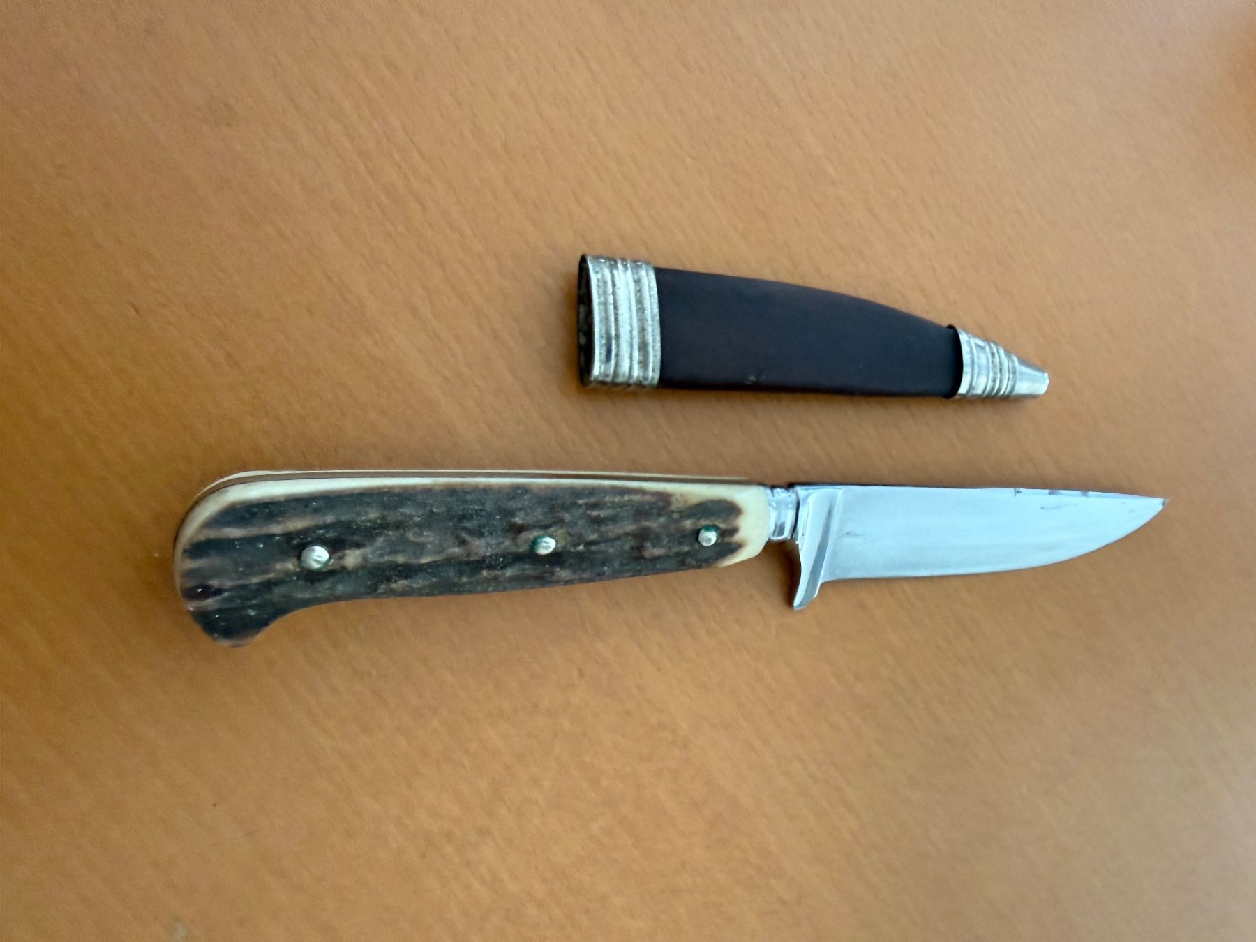 Solingen Accessori: Othello Jagdmesser, Hirschhorngriff, Antik – Usato da Fehraltorf venduto da bruggin 6