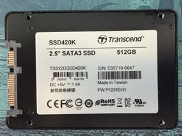 Fast Neu - Transcend SSD 512GB SATA