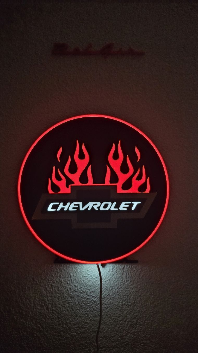 Tutte le decorazioni: Chevrolet Leuchtkasten – Nuovo (secondo la descrizione) da Winznau venduto da banditgsf 3