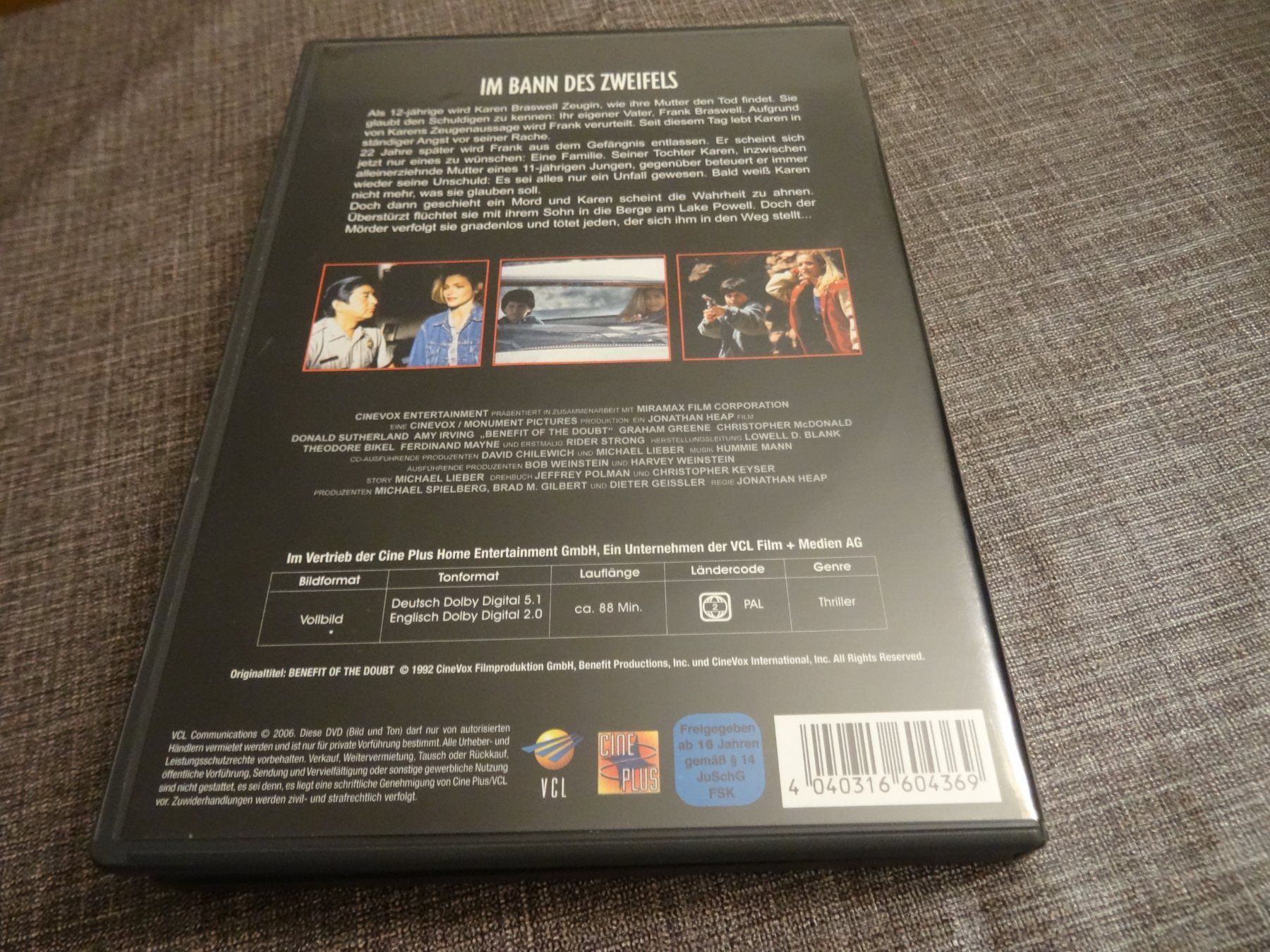 Alle DVDs: DVD Im Bann des Zweifels – Gebraucht aus Olten von Disc-Verkauf 2