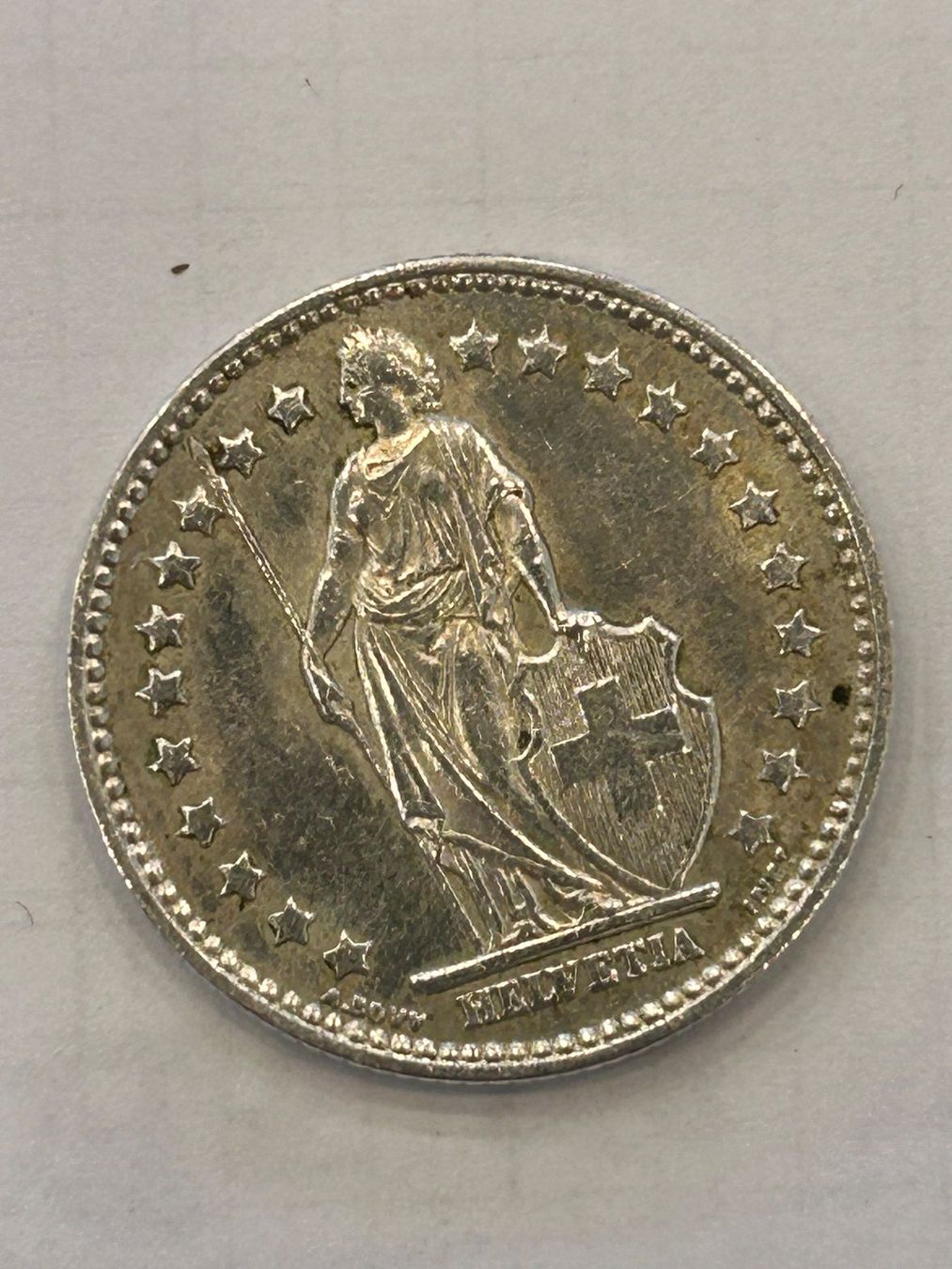 Tutti le monete: Alte silber 1 Franken 1955 – Usato da herisau venduto da hb_gold 1