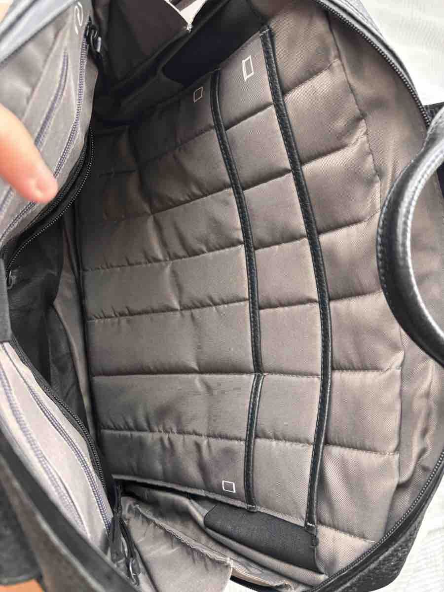 Koffer & Taschen: Laptoptasche schwarz echt Leder – Gebraucht aus Zürich von Tcmel 7