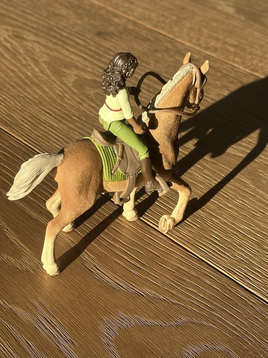 Schleich Giocattoli: Schleich Pferd mit Reiterin – Usato da Hattenhausen venduto da Topas00 2