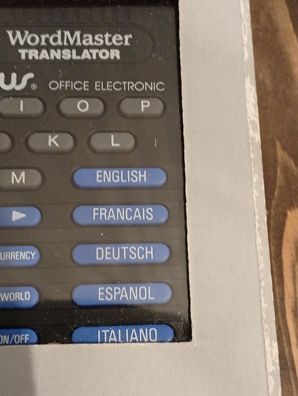 Sistemi audio & multimediali: Wordmaster Translator - Vintage Übersetzergerät Stilus! – Nuovo e nell'imballaggio originale da Engelburg venduto da CH.Me 1