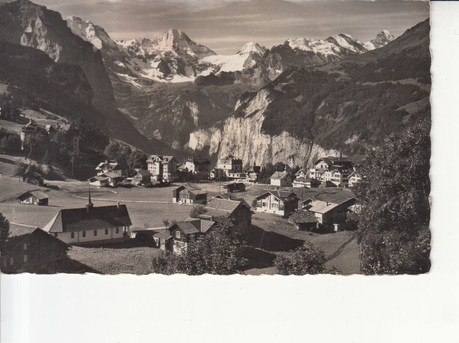 Cartoline postali: Wengen ca. 1945 – Usato da Bürglen TG venduto da StampGraf