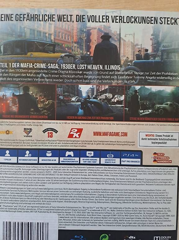 Giochi: Mafia Definitive Edition für PS4 – Usato da Zürich venduto da Andri878 2