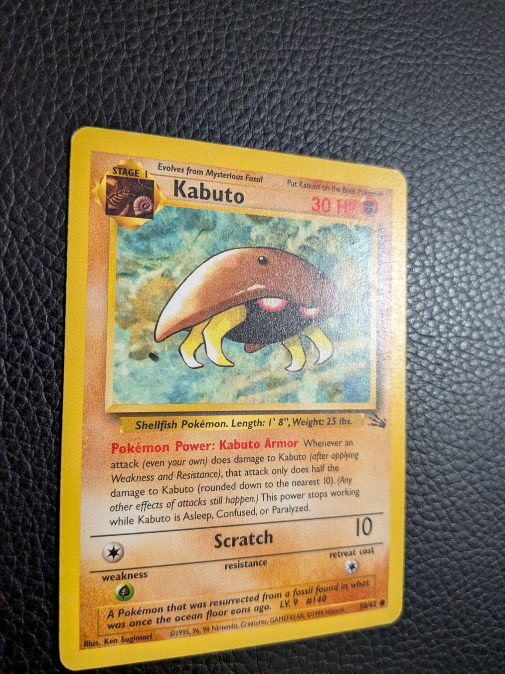Pokémon Carte collezionabili: Fossil Kabuto 50/62 Ab 1 – Usato da Paradiso venduto da Pkmn10 2