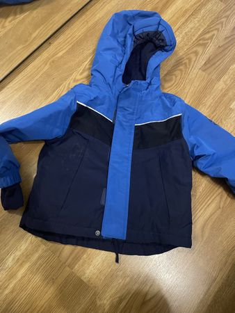 Skijacke Gr. 86/92 blau/schwarz Marke crivit Pro