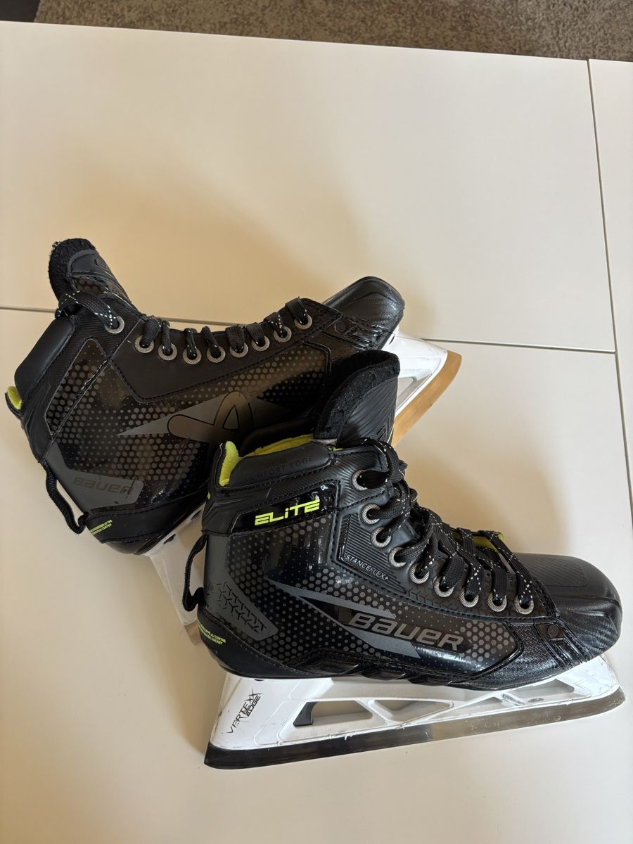 Bauer Pattini da ghiaccio: Bauer Elite Goalie Schlittschuhe 6.5 – Usato da Flaach venduto da Bac079 2