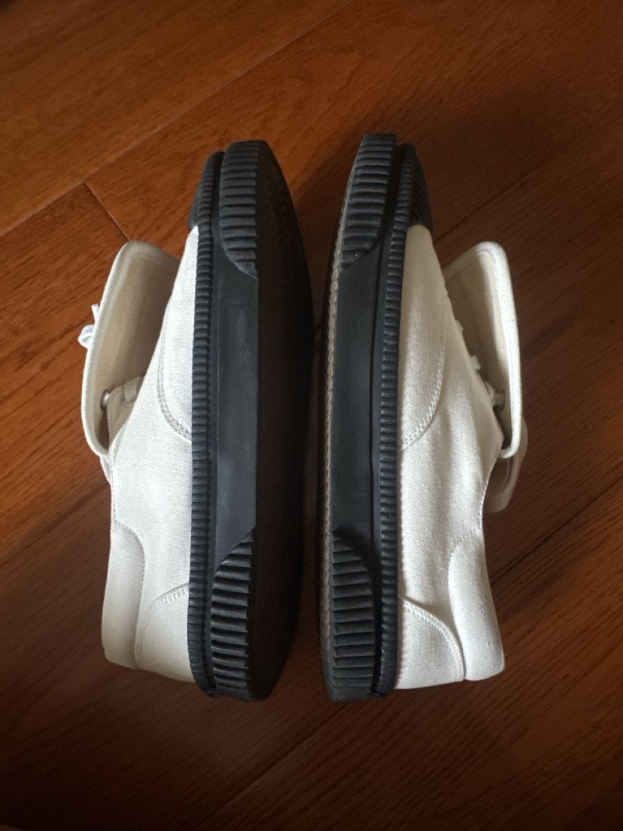 Scarpe da uomo: loewe anagram flap soft white shoes – Usato da Davos Dorf venduto da gin_8k9d 3