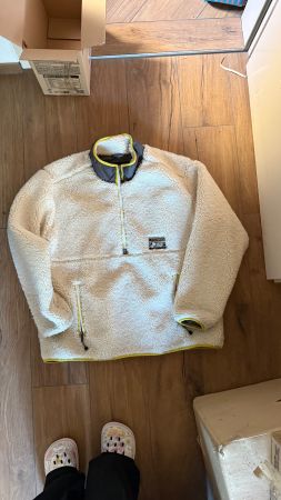 Levi Strauss Fleece Half-Zip Jacke Grösse L Top Zustand