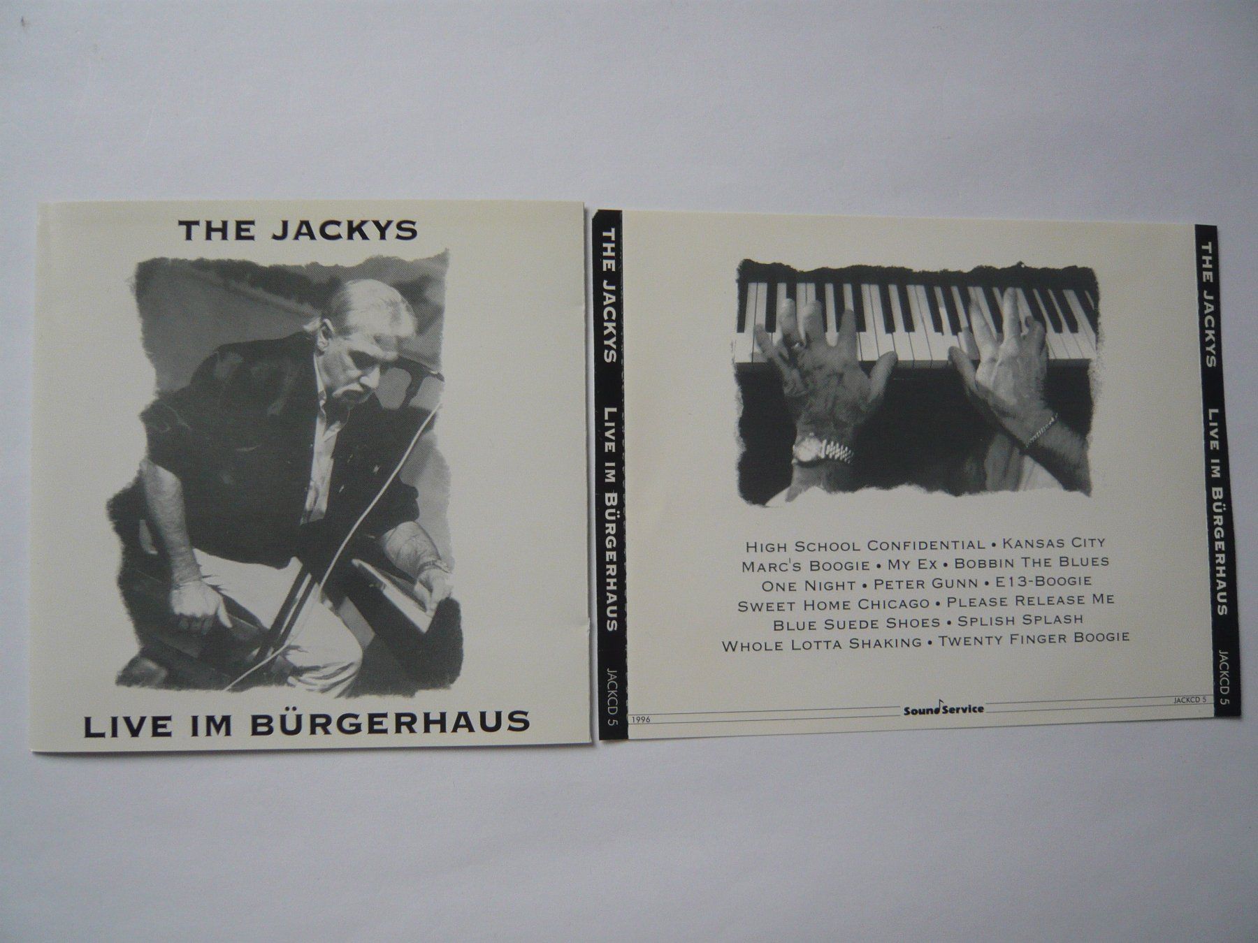 CD: THE JACKYS LIVE IM BÜRGERHAUS – Usato da Winterthur venduto da Cajun