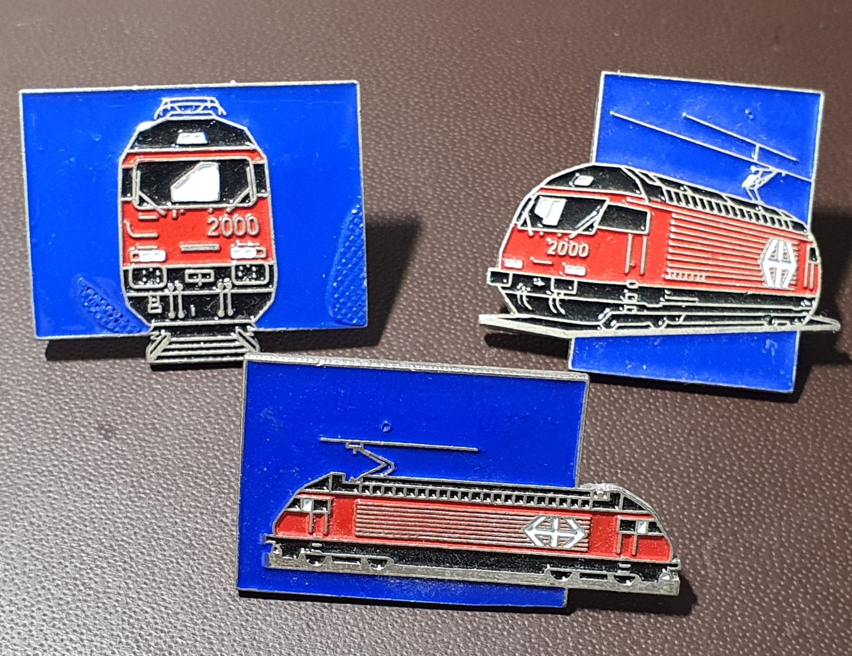 SBB/CFF/FFS Plaketten & Abzeichen: C309C - 3er Pin Set -  SBB Bahn 2000 Schweiz – Gebraucht aus Reinach BL von Boston-Verkauf