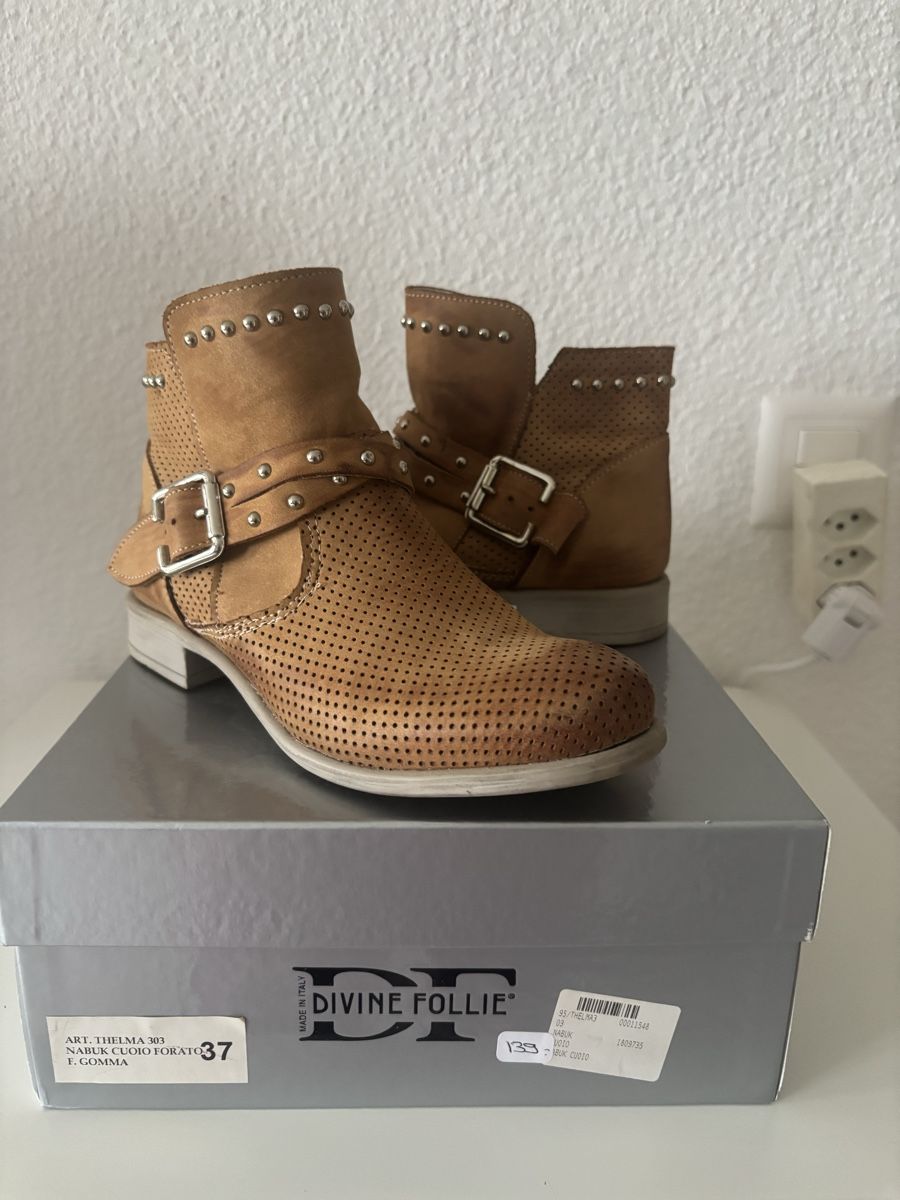 Chaussures femmes: Bottine en cuir – Neuf (Voir description) à Yverdon-les-Bains par annefu