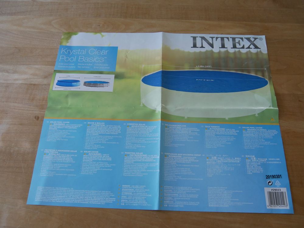 Runde Pool Abdeckplane - 200x30cm Wasserdicht & UV-beständig