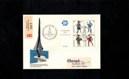 1974 Brief nach Basel mit Internaba Block