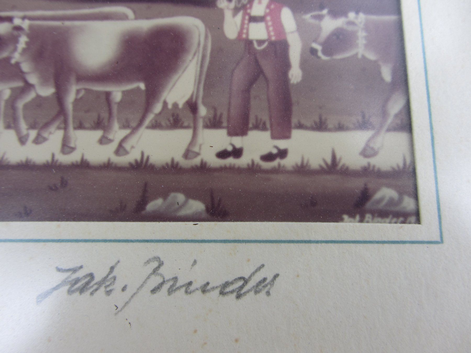 Posters & Illustrations: Appenzeller Bild  / Jakob Binder / signiert – D'occasion à Wolfhalden par Quiria68 1