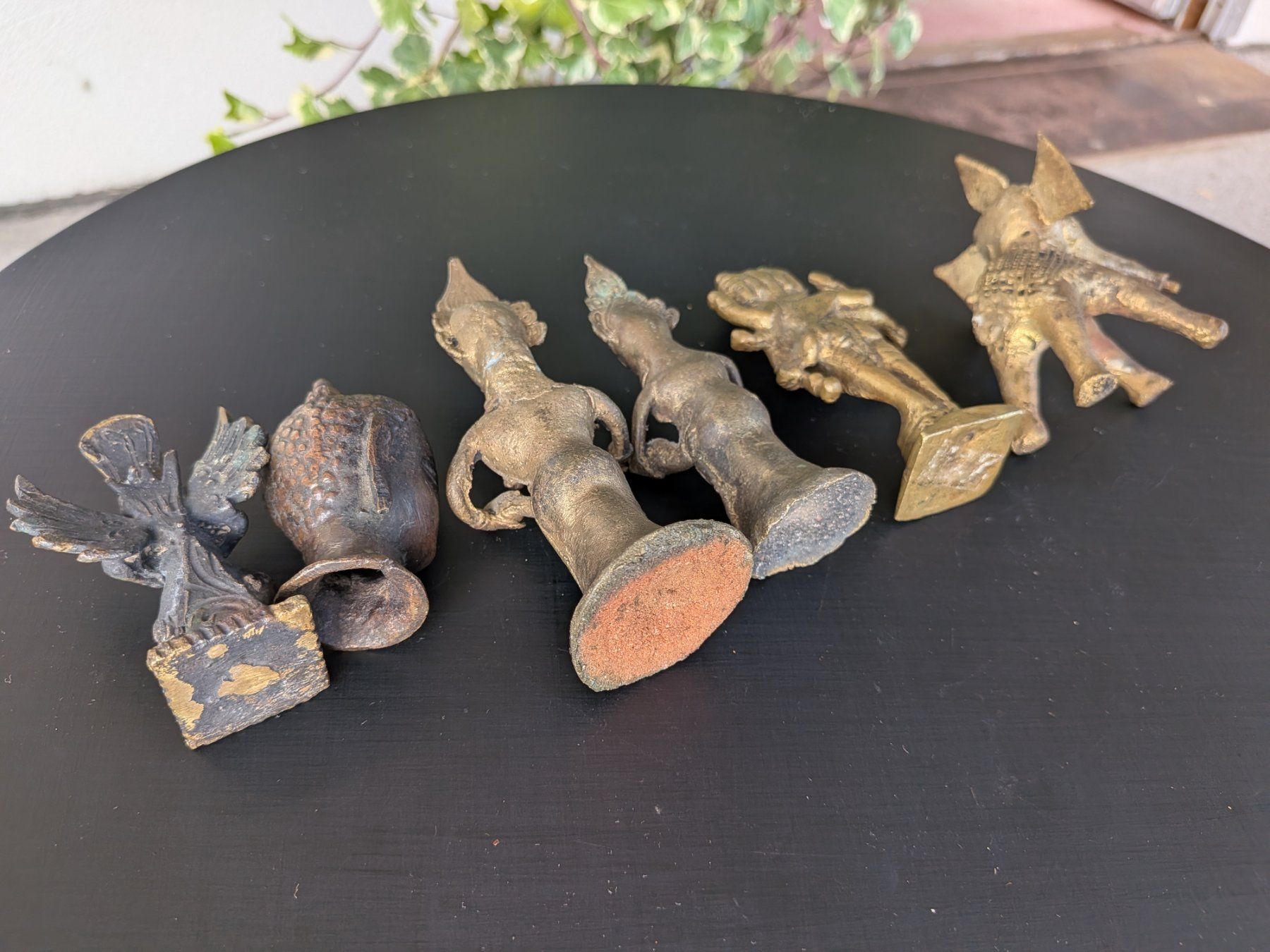 Skulpturen & Statuen: 6 Bronze Figuren, Buddhas und Elefant – Gebraucht aus Emmen von magelan 6