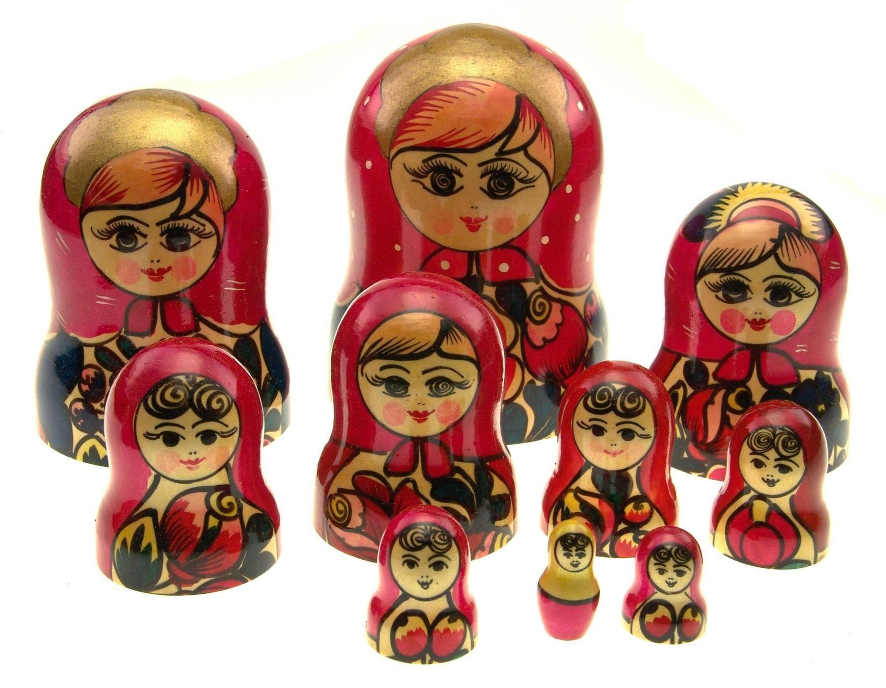 Figuren: Grosse 10 teilige russische Babuschka – Gebraucht aus Langenthal von TolleGeschenke2026 3