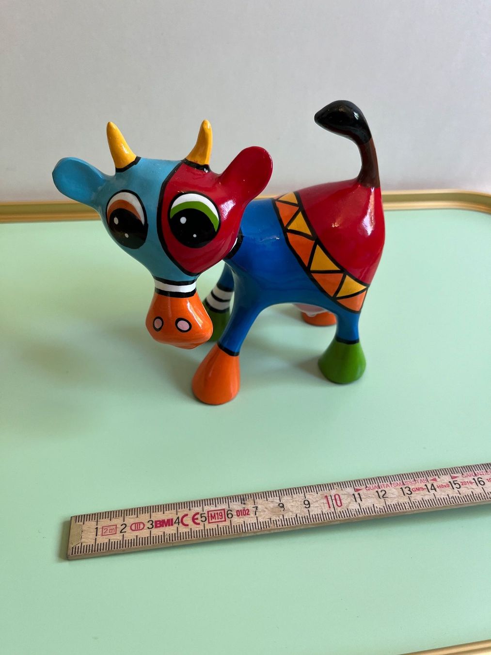 Statuette: Figurine originale de vache Ana - Didi Diaz – Usato da Cologny venduto da VintageFlamingo 1