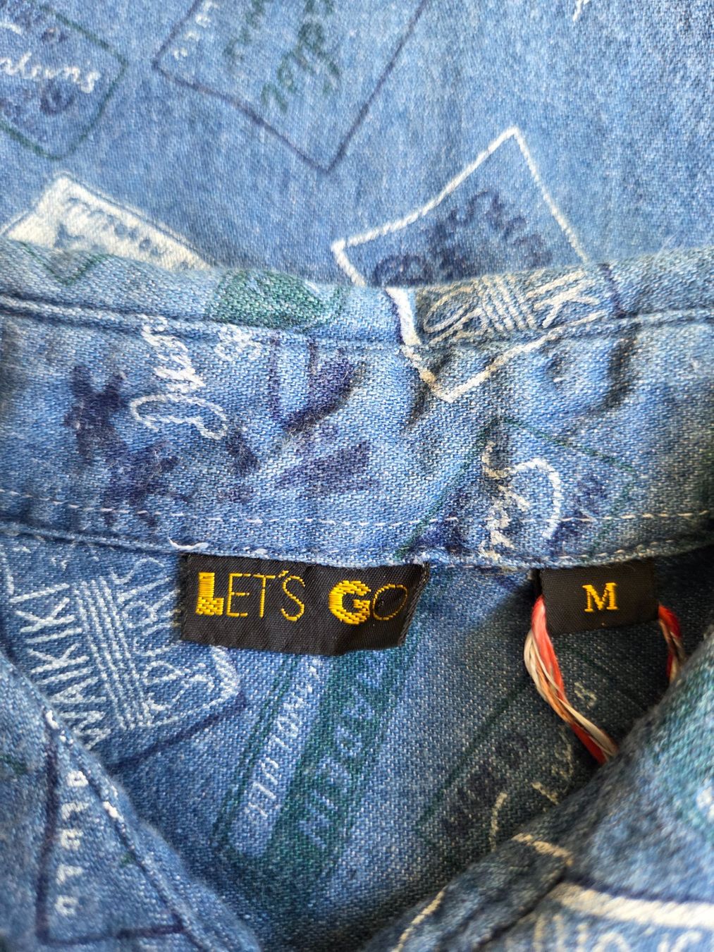 Hemden: Let’s Go 90er Printhemd - M – Gebraucht aus Bern von -Aniko- 4
