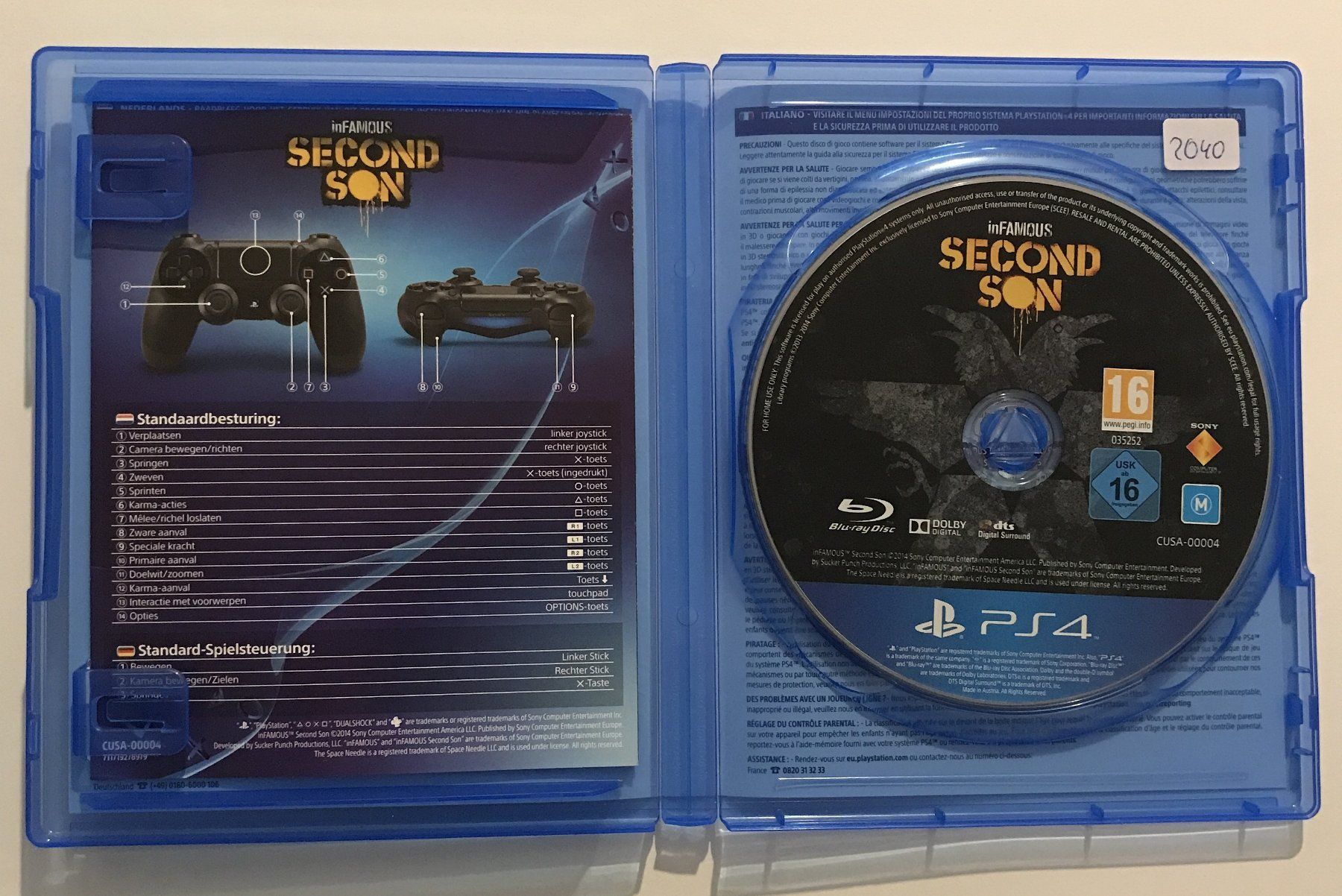 Spiele: PS4 - inFAMOUS Second Son – Gebraucht aus Allschwil von Bullach 1