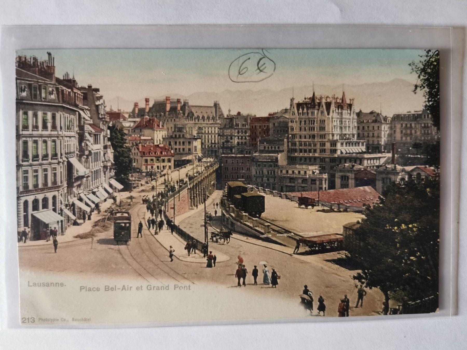 Ansichtskarten: CP Lausanne - Grand Pont vers 1904 – Gebraucht aus Pailly von jme99