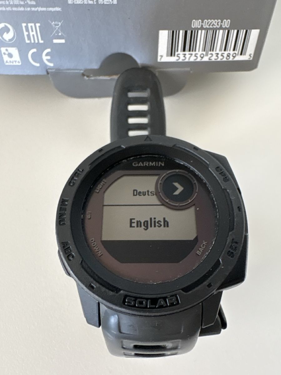 Garmin Smartwatch: Garmin Instinct Solar Smartwatch gebraucht – Gebraucht aus Zürich von Devante 2