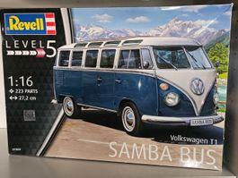 Revell VW T1 Samba Bus Blau Modelbau KitNeu