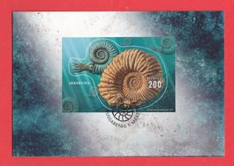 2015 Folder  BLOCK   AMMONOIDEA  2Fr.  ERSTTAG Top Zustand