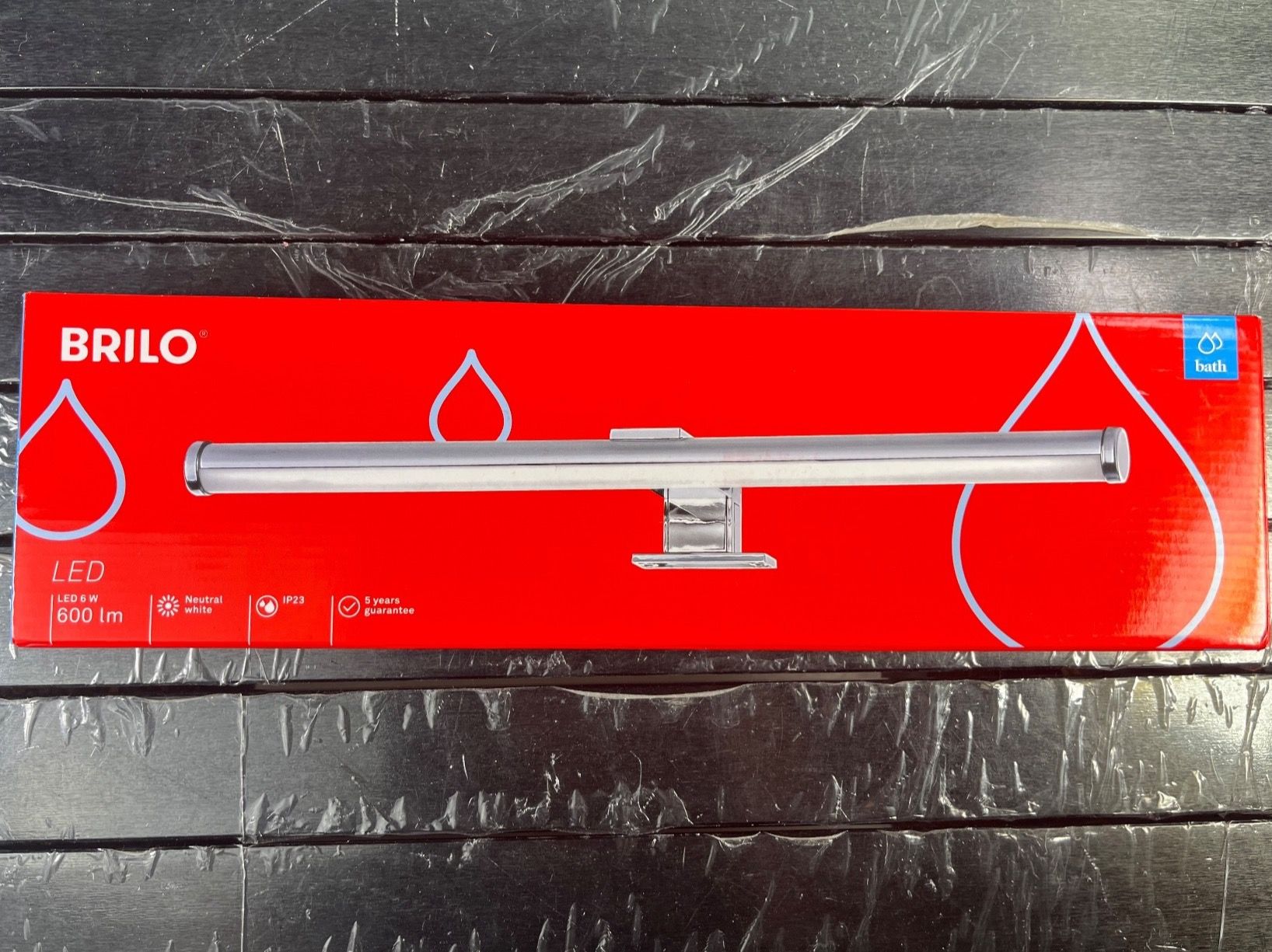 Lampade: Brilo LED-Badezimmerlampe, Lampe, 40 cm – Nuovo e nell'imballaggio originale da Tafers venduto da JP911