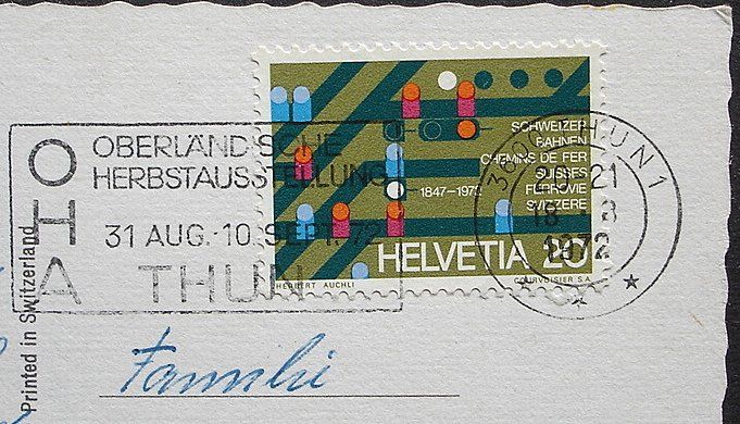 Cartes postales: THUN Freienhofplatz - Sinnebrücke - Auto – D'occasion à Jona par philajona 1