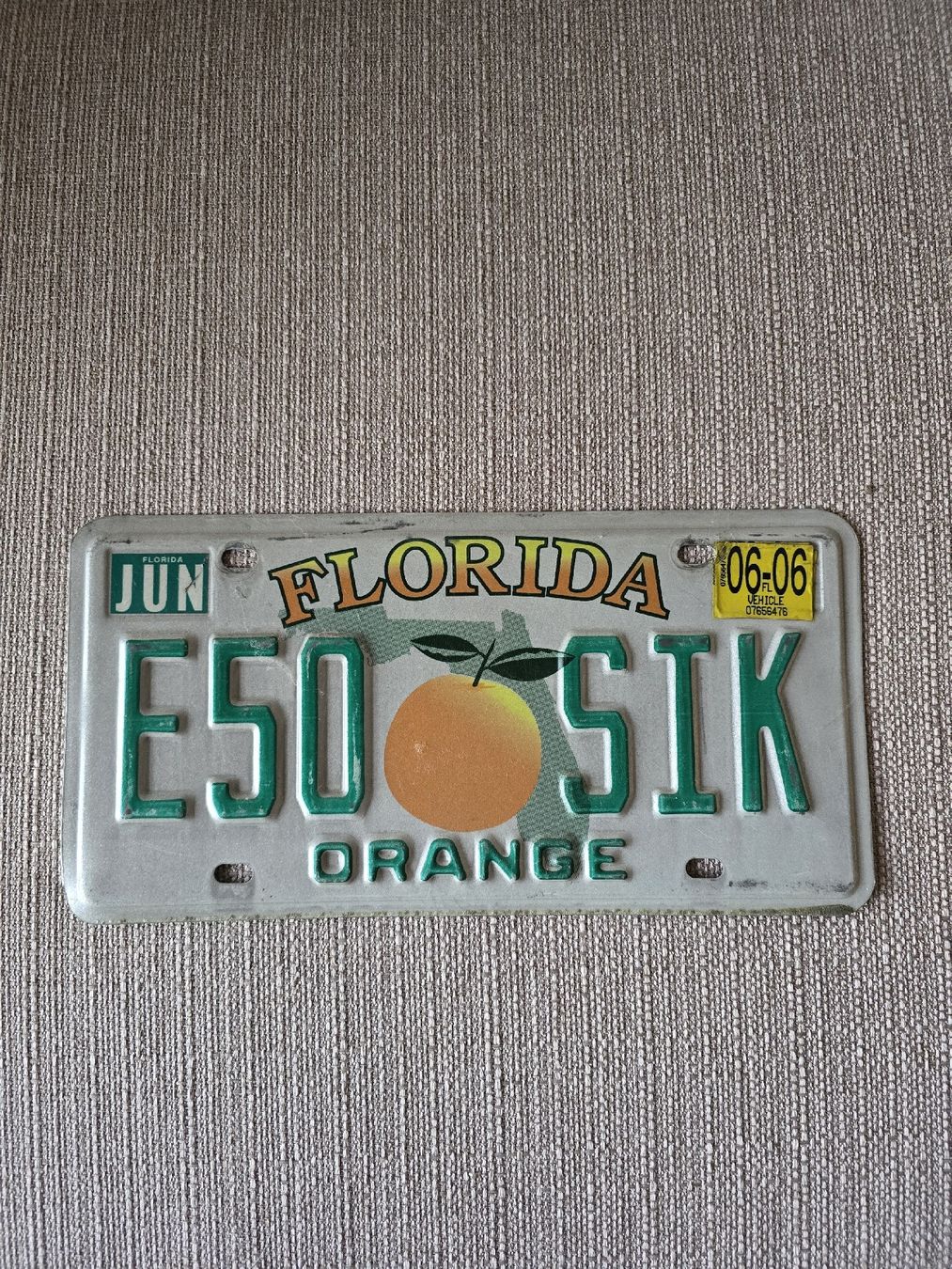 Insegne: Vintage plaque Florida – Usato da Vex venduto da Fournier1981