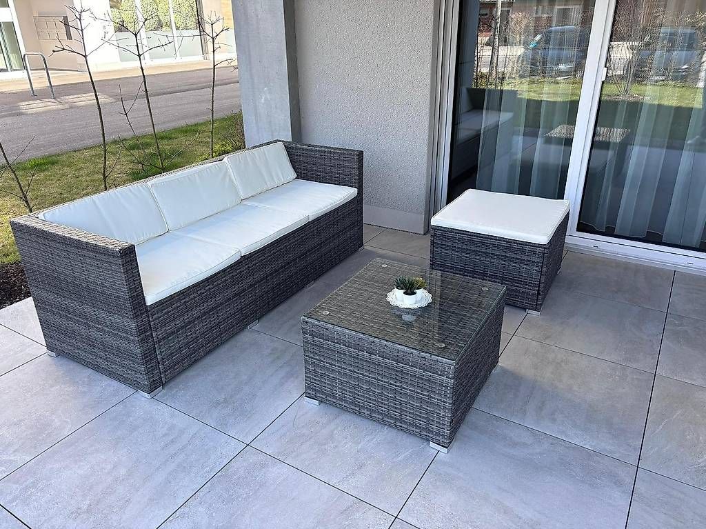 Sofas: Rattan Garten Lounge  – Gebraucht aus Uster von jmarko17